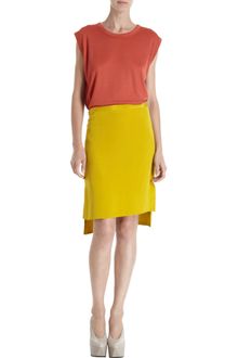 3.1 Phillip Lim Contrast Panel Muscle Tee - Lyst