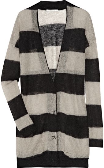 Aubin & Wills Pinebrook Striped Openknit Cardigan - Lyst