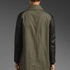 Elizabeth And James Hanneli Jacket in Military Greenblack in Green (military green & black) - Lyst