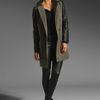 Elizabeth And James Hanneli Jacket in Military Greenblack in Green (military green & black) - Lyst