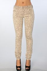 Free People Floral Printed Jeans