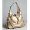 Gucci  Leather New Jackie Tassel Hobo in Gold - Lyst