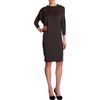 Lanvin Drape Neck Dress in Gray (anthracite) - Lyst