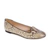 Loeffler Randall Blaise Flat Moccasin in Beige (natural) - Lyst