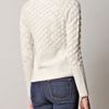 Maison Martin Margiela Fish Scale Knit Sweater in White (ivory) - Lyst