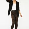 Nasty Gal Chiffon Wrap Blazer in Black - Lyst
