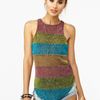 Nasty Gal Disco Stripe Tank in Multicolor (pink) - Lyst