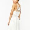 Nasty Gal Geo Crochet Dress in White - Lyst