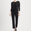 Oscar De La Renta Beaded Cardigan in Black - Lyst