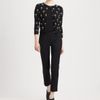 Oscar De La Renta Beaded Cardigan in Black - Lyst