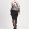 Oscar De La Renta Wool Skirt in Black - Lyst