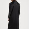 Rag & Bone Shearling Leathertrim Wool Coat in Black - Lyst