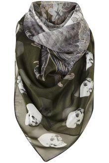 Topshop Skull Scarf - Lyst