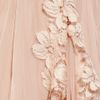 Alberta Ferretti Lace Appliqué Silk Gown in Pink (blush) - Lyst