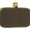 Alexander Mcqueen Classic Skull W Strap in Gold (b) - Lyst