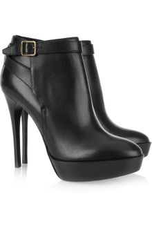 Burberry Prorsum Leather Ankle Boots - Lyst