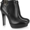 Burberry Prorsum Leather Ankle Boots in Black - Lyst