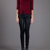 Carven Peplum Top in Purple (burgundy) - Lyst