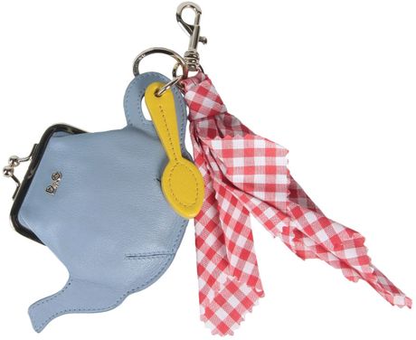 D&g Key Ring in Blue (sky) - Lyst