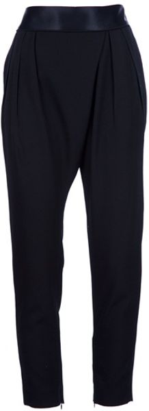 Givenchy Cropped Trouser in Black - Lyst