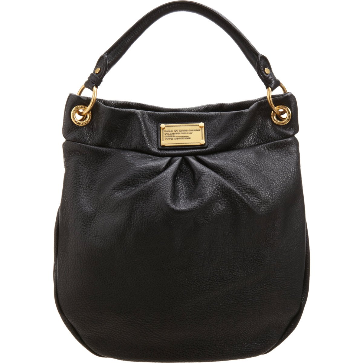 Marc By Marc Jacobs Classic Q Hillier Hobo Bag in Black (oyster) | Lyst