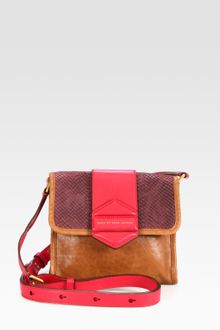Marc By Marc Jacobs Flipping Out Mixed Media Colorblock Shoulder Bag - Lyst