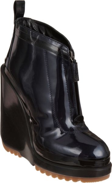 Marc Jacobs Wedge Ankle Boot in Blue (navy) - Lyst