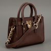 Michael Kors Brown Mini Hamilton Bag in Brown - Lyst