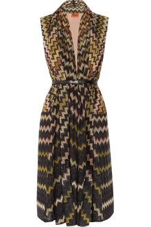 Missoni Zigzag Crochetknit Woolblend Vest - Lyst