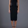 Stella Mccartney Peplum Dress in Black - Lyst