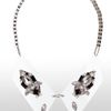 Topshop Perspex Peter Pan Necklace in Silver (clear) - Lyst
