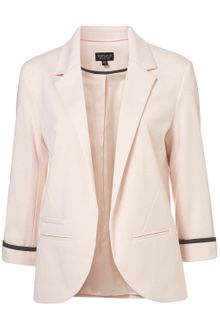 Topshop Ponte Boyfriend Blazer - Lyst