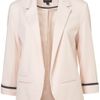 Topshop Ponte Boyfriend Blazer in Pink - Lyst