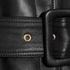 Versace Quilted Corduroy Paneled Leather Trench Coat in Black - Lyst