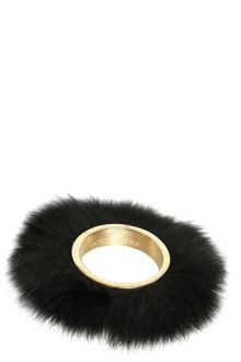 Viktor & Rolf Fox Fur On Brass Metal Cuff - Lyst