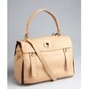 Yves Saint Laurent  Colorblock Calfskin Muse Two Satchel in Beige - Lyst