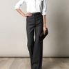 Yves Saint Laurent Wideleg Flannel Trousers in Gray (grey) - Lyst