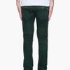 Balmain Olive Suede Biker Pants in Green for Men (olive) - Lyst