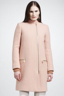 Chloé Wool Angora Coat - Lyst