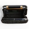 Diane Von Furstenberg Tonda Small Pavé Crystal Patent Leather Clutch in Black - Lyst