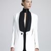 Emilio Pucci Contrast Lapel Tuxedo Jacket in White - Lyst