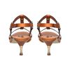 Episode Fedora Metal Trim T Bar Sandal in Brown (tan) - Lyst