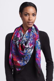 Erdem Pelham Leopard Voile Scarf - Lyst