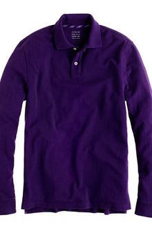 J.Crew Repp Piqué Longsleeve Polo - Lyst