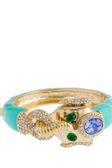 J.Crew Enameled Elephant Bracelet