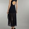 John Zack Multi Glitter High Low Hem Dress in Blue (navy) - Lyst