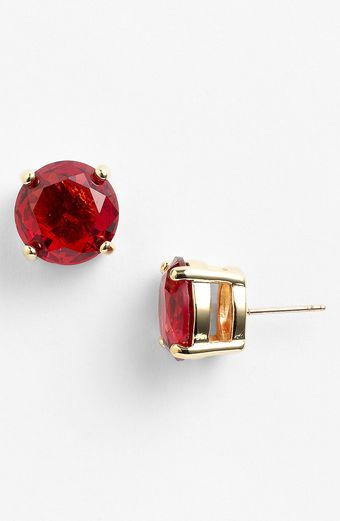 Kate Spade Colored Stone Stud Earrings - Lyst