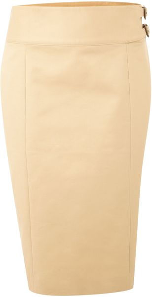 Lauren by Ralph Lauren Mya Pencil Skirt with Buckle Detail - Lyst