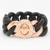 Marc By Marc Jacobs Turnlock Candy Small Bracelet in Black (black/ rose gold) - Lyst