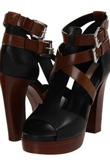 Michael Kors Brown Strappy Sandals - Lyst